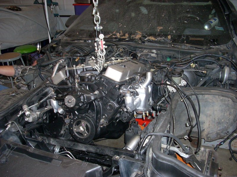 18-Installing Engine and tranny